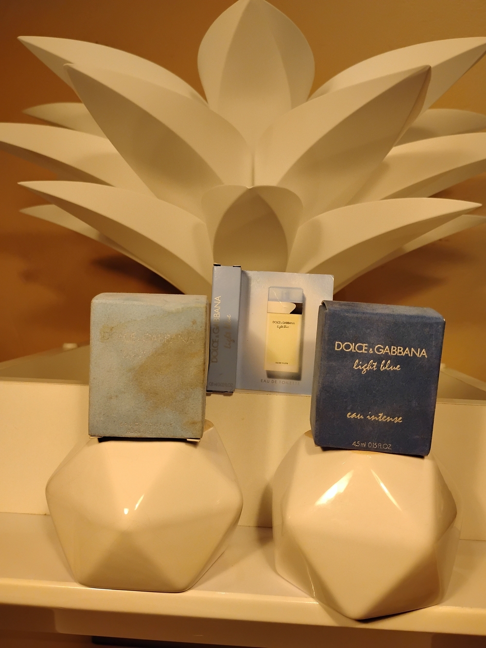 Dolce & Gabbana Light Blue And Light Blue Eau Intense Mini Perfume & Freebie!